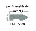 Strelice 9 mm za Frame Master - Pak. 5000 kom